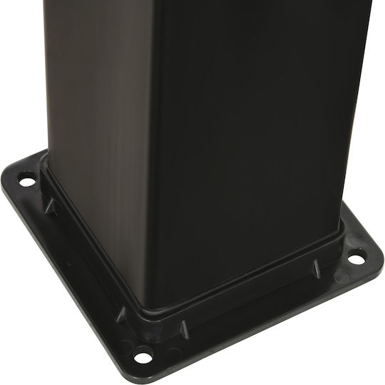 Outsunny Duș de exterior Solară din plastic Negru