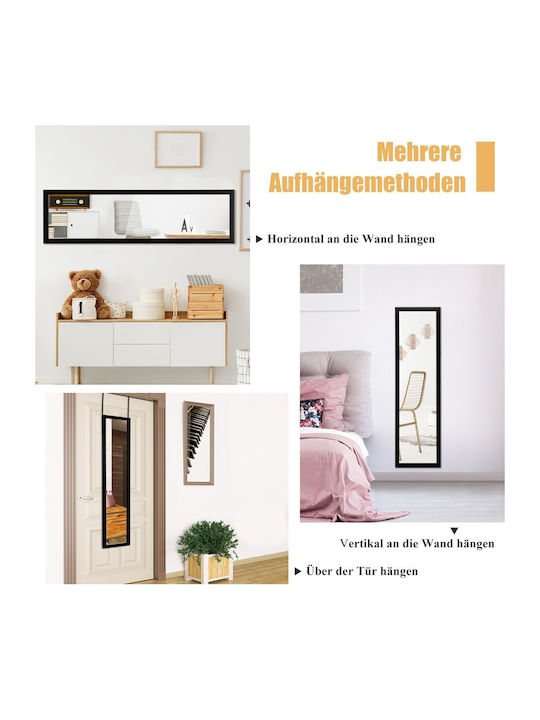 Costway Badezimmerspiegel aus MDF Beige
