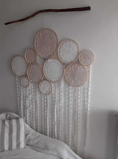 Handmade Dreamcatcher Wall Decor Made of Fabric