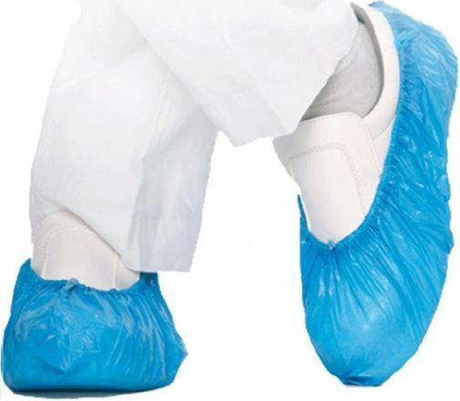 Bournas Medicals Disposable Shoe Covers in Blue Color 100pcs