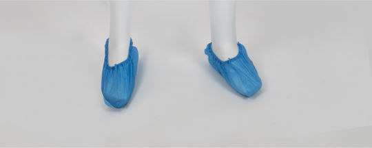 Bournas Medicals Disposable Shoe Covers in Blue Color 100pcs