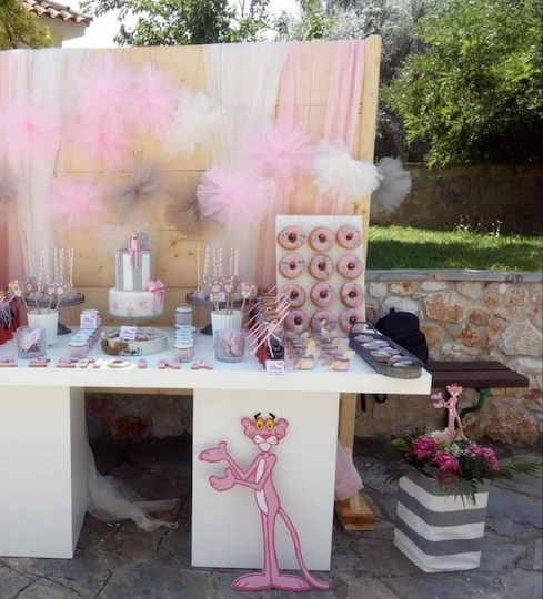 Wooden Decorative "Pink Panther"
