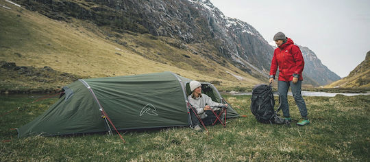 Robens Voyager 3 Exp Winter Camping Tunnel Mountaineering Green for 3 People Waterproof 5000mm 395x195x115cm