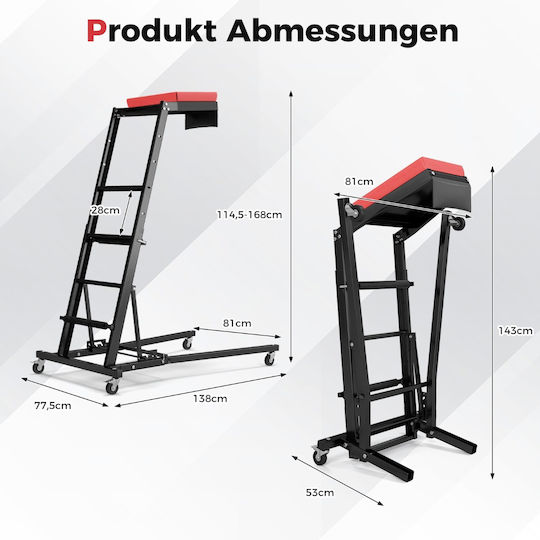 Costway Adjustable Lifting Platform for Maintenance and Repair of Large Vehicles Au10016