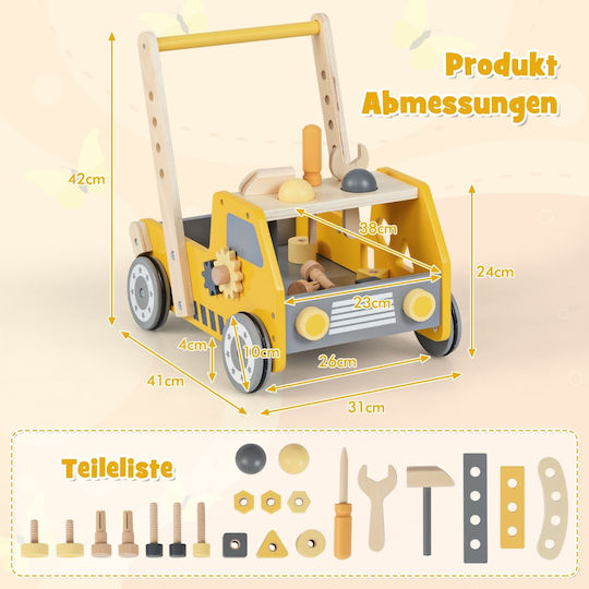 Costway Baby Walker for 3++ Months TP10256YE Yellow