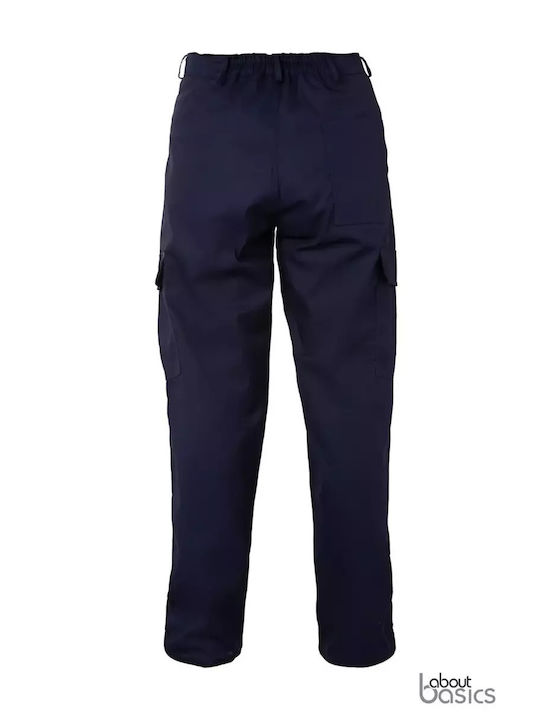 About Basics Παντελόνι Εργασίας Navy Μπλε
