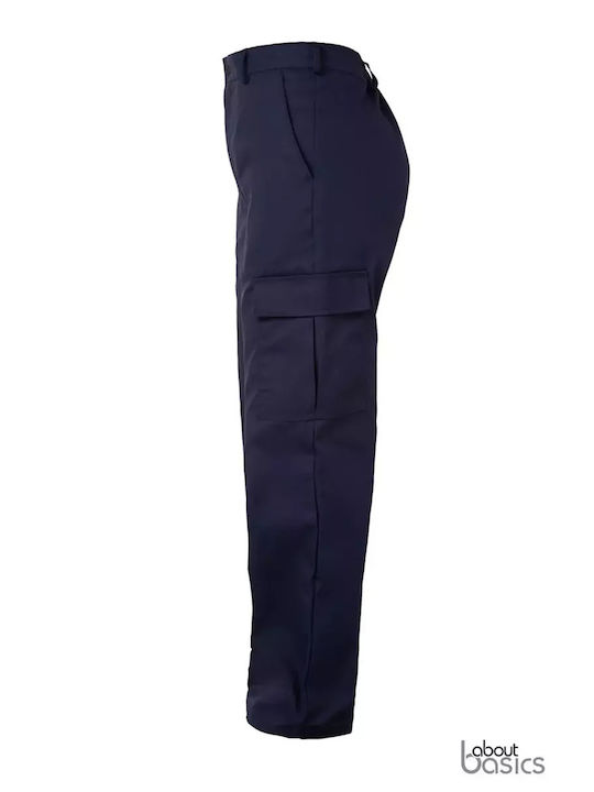 About Basics Παντελόνι Εργασίας Navy Μπλε