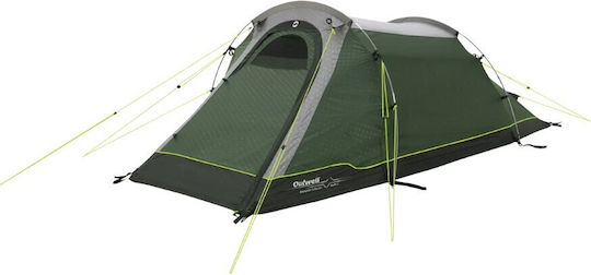 Outwell Earth 2 Camping Tent Tunnel Mountaineering Green with Double Cloth 3 Seasons for 2 People Waterproof 3000mm 310x150x110cm