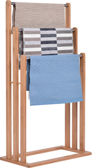 Costway Καλόγερος Μπάνιου Μονός ​84x84cm Ασημί