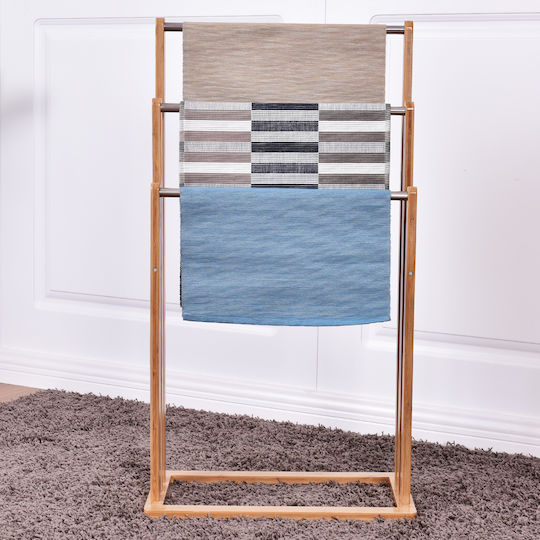 Costway Καλόγερος Μπάνιου Μονός ​84x84cm Ασημί