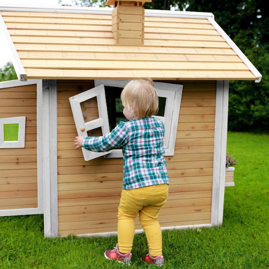 Hölzernes Kinder Spielhaus Garten 144x157x146cm
