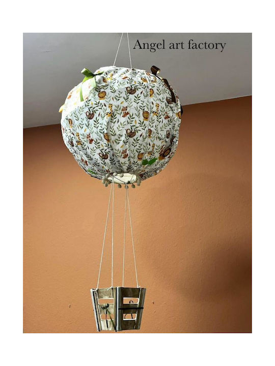 Kinder-Deckenleuchte "Heißluftballon Dschungel"