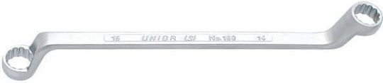Unior Double Polygon Wrench Bent 14x17mm