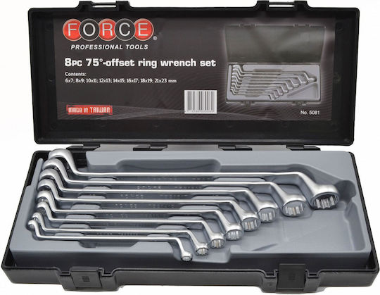 Force Set 8 Double Polygon Wrench Bent