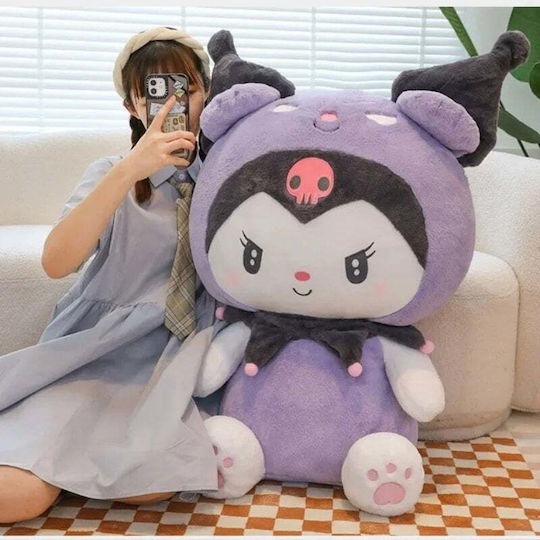 Sanrio Kuromi Hello Kitty Plush Toy 50cm K.306009