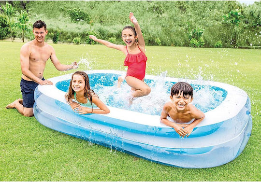 Intex Swim Center Children's Inflatable Swimming Pool 770lt 262x175x56cm Blue-White