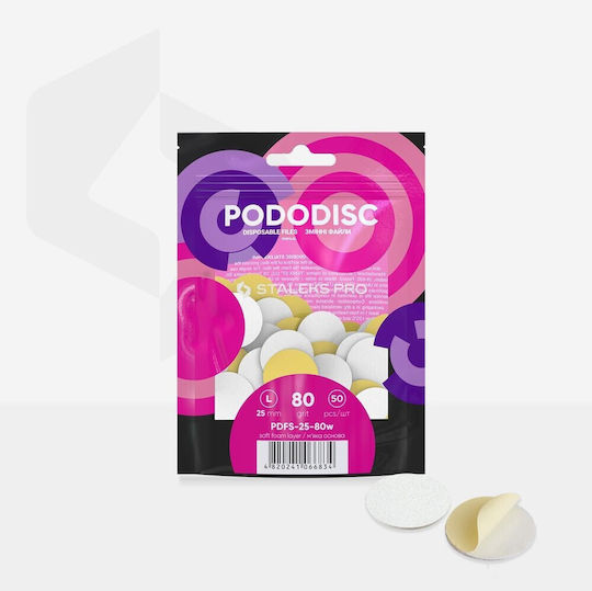 Staleks Σετ Φρέζα Τροχού Νυχιών Pododisc 50τμχ