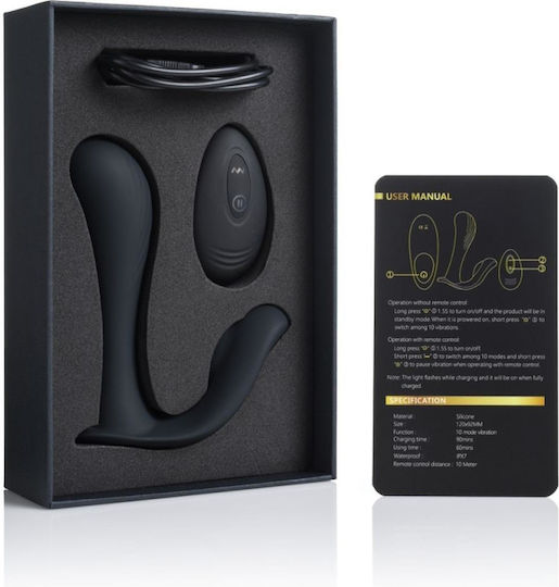 Klassisch Vibrator 10cm Schwarz
