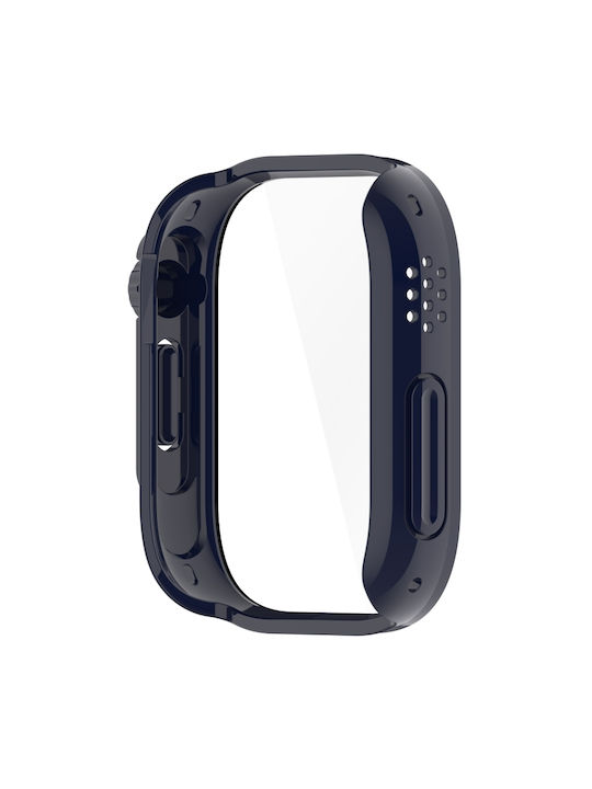 Tempered Film Case Protective Plastic Case in Blue color for Redmi Watch 5 Lite