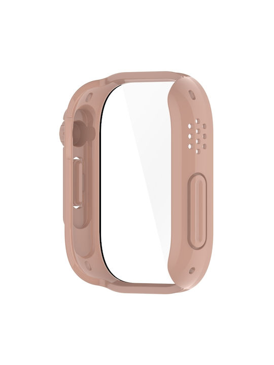 Tempered Film Carcasă de Plastic în culoarea Burgundy pentru Redmi Watch 5 Lite