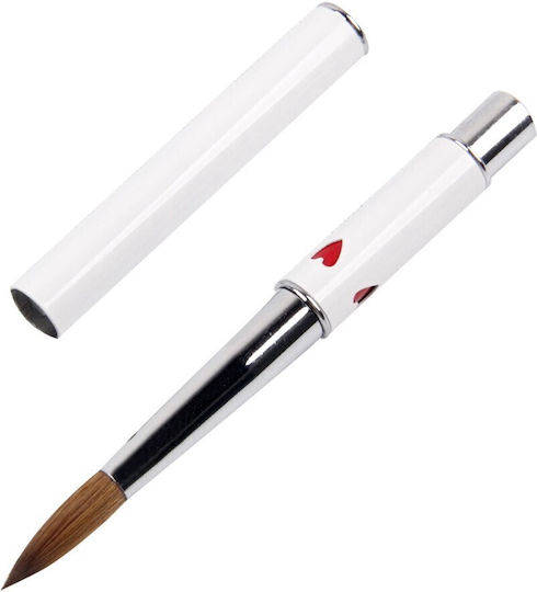 Nail Brush Acrylic with Natural Hair