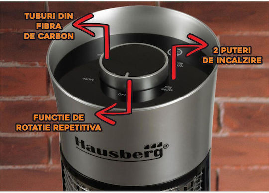 Hausberg Σόμπα Carbon 900W