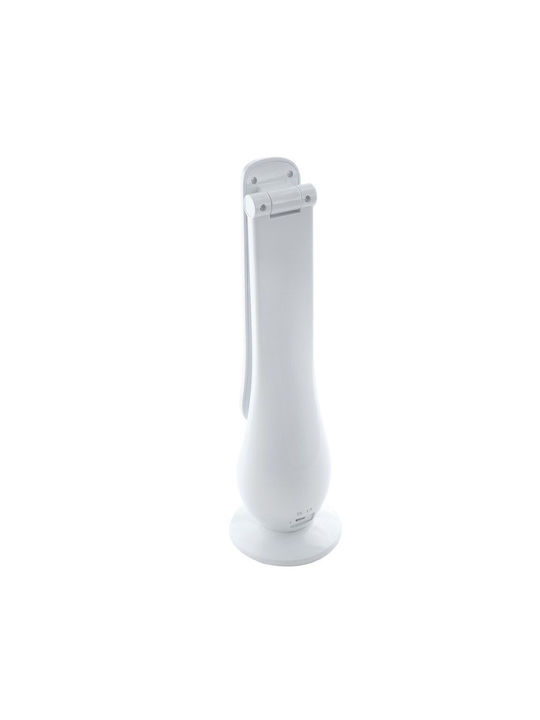 Eko Light Wiederaufladbar LED Schreibtischlampe in Weiß Farbe