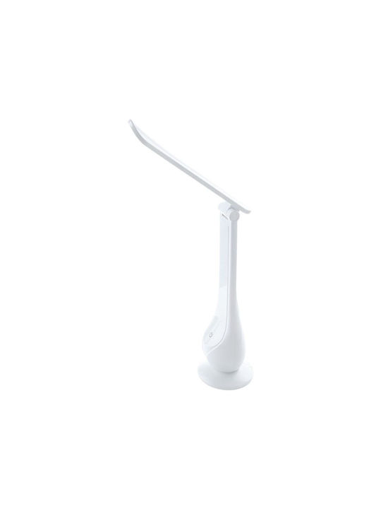 Eko Light Wiederaufladbar LED Schreibtischlampe in Weiß Farbe