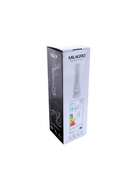 Eko Light Wiederaufladbar LED Schreibtischlampe in Weiß Farbe