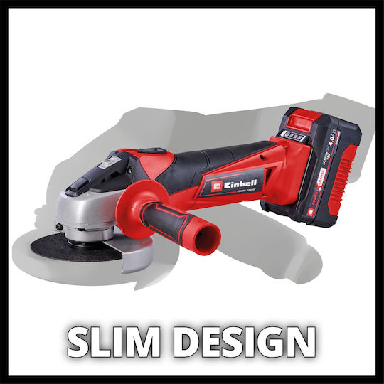 Einhell TC-AG 18/115 Li Grinder 115mm Battery 1x4Ah
