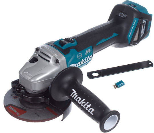 Makita DGA514Z Τροχός 125mm Μπαταρίας Brushless με Ρύθμιση Στροφών 18V Solo