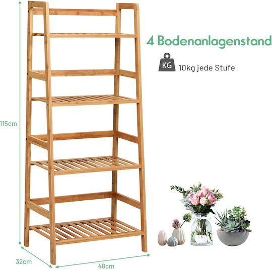 Costway Ραφιέρα Γλάστρας 48x32x115εκ.
