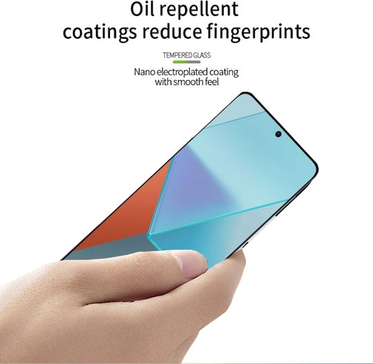 Pinwuyo 3D Tempered Glass Μαύρο (Xiaomi Redmi Note 13 Pro)