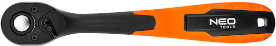 Neo Tools Καστάνια 72 Δοντιών με Καρέ 1/4" Μήκους 15εκ.