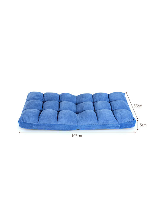 Vielseitiger Sitzsack Pouf Blaue 105x56x15cm