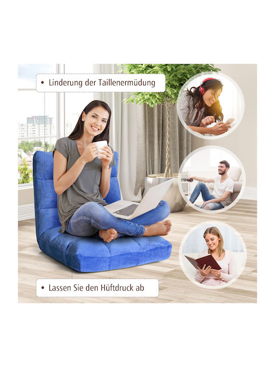 Vielseitiger Sitzsack Pouf Blaue 105x56x15cm