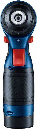 Bosch GSR Σετ Κατσαβίδι & Φακός 12V με 2 Μπαταρίες 2Ah και Θήκη