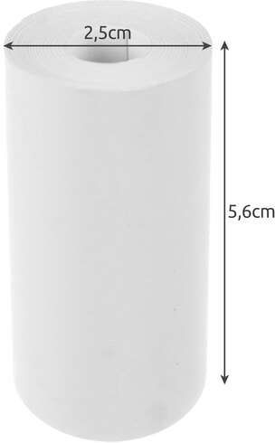 Loco Cash Register Paper Tape W56xD25mm 5pcs