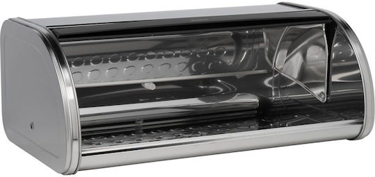 Brabantia Roll Top Ψωμιέρα Inox Γκρι 44.5x26.2x17.3cm
