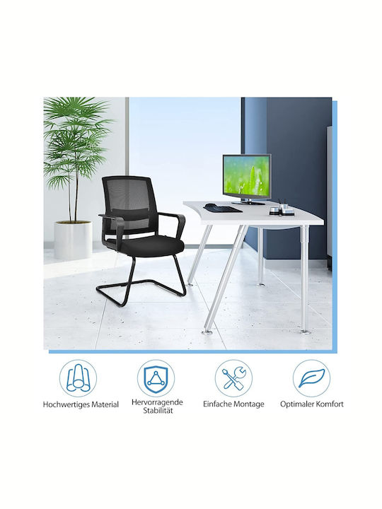 Chair Visitor in Black Color 1pcs