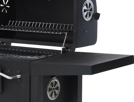 Progarden Holzkohlegrill mit Deckel und Thermometer 45cmx31cm