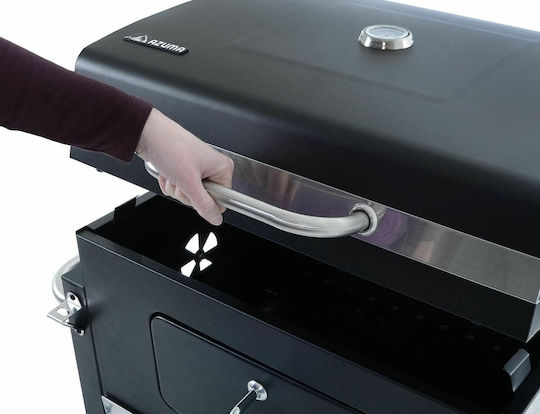 Progarden Holzkohlegrill mit Deckel und Thermometer 45cmx31cm