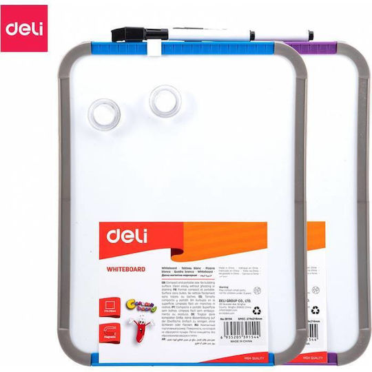 Deli Magnetic Hanging Dry Erase Board 21.6x27.6cm
