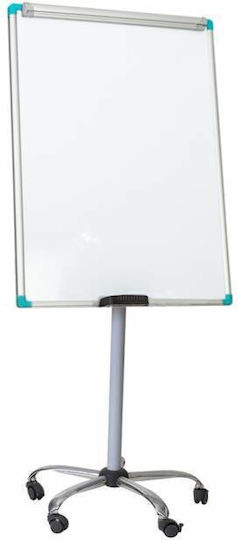 Typotrust Magnetic Tablă marker Tablă de seminar Pe roți 100x65cm
