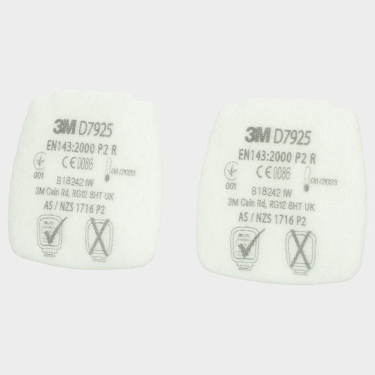 3M Secure Click Προφίλτρα Μάσκας 2τμχ