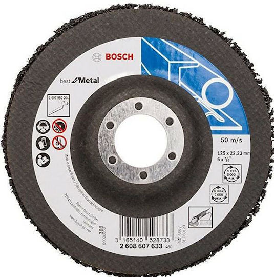 Bosch 2608607633 Burete de polizare Metal 125mm