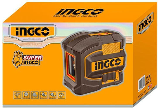 Ingco Self-leveling Linear Laser Level Red Beam 1.5V with Working Range 18m