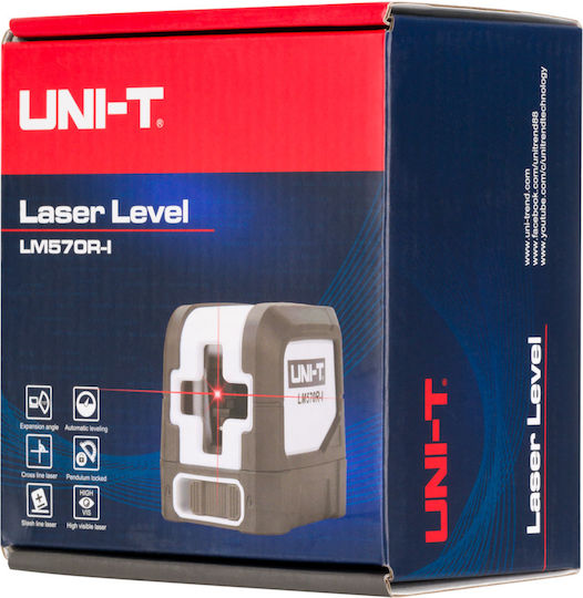 Uni-T LM570R-I Self-leveling Linear Laser Level Red Beam with Working Range 30m