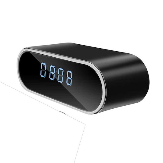 Hidden Camera WiFi Clock 1080p with Memory Card Slot and Motion Detector