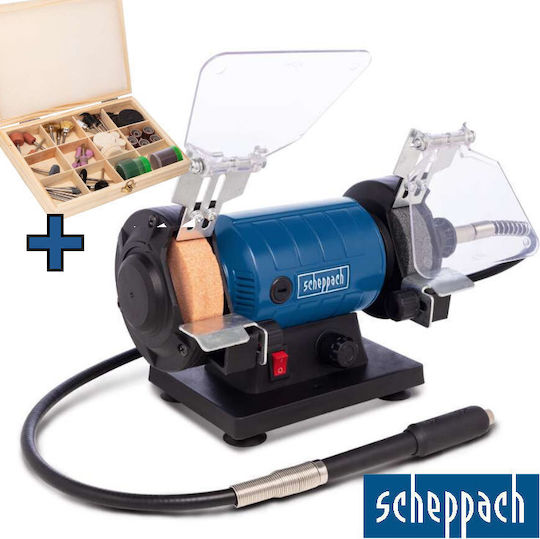 Scheppach Δίδυμος Τροχός 5903112901 με Ισχύ 120 Watt